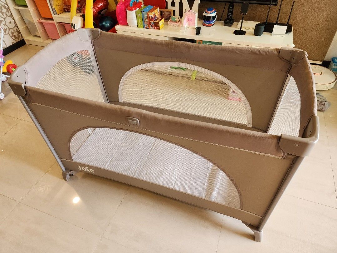 Joie Allura 120cm Travel Cot Babies Kids Baby Nursery Kids