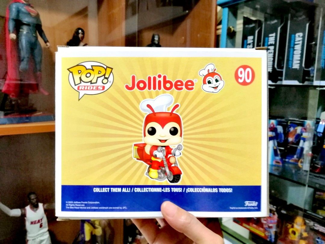 funko pop jollibee on delivery bike