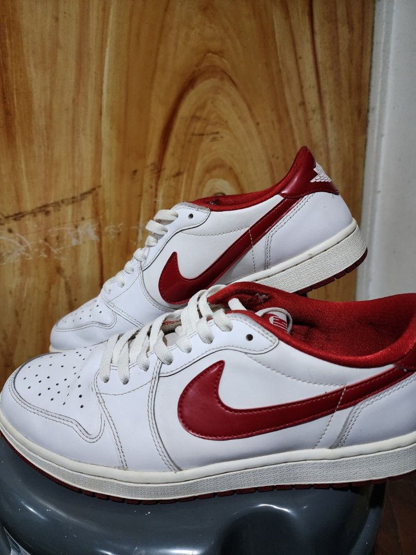 Jordan 1 Low OG Metallic Red / Varsity Red, Men's Fashion, Footwear