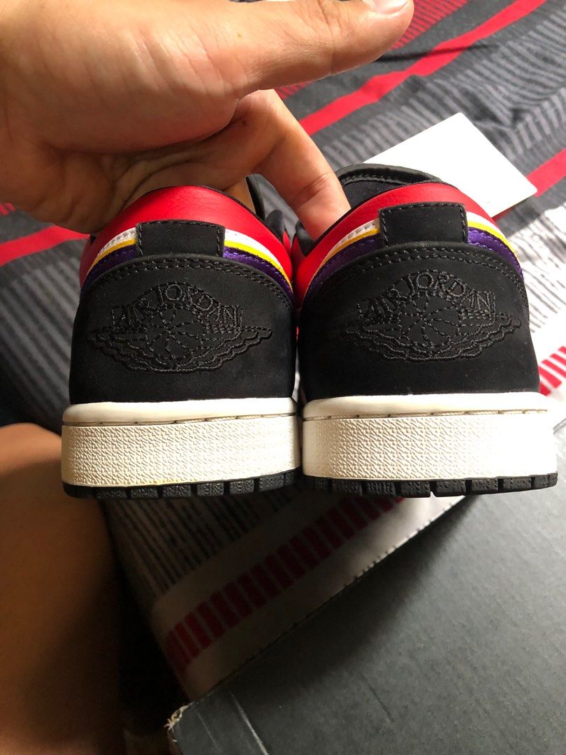 jordan 1 low top 3 lakers