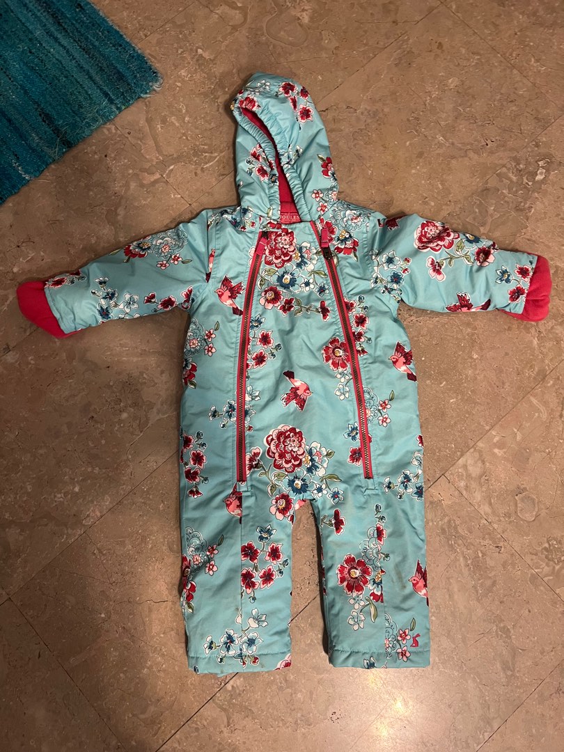 Joules baby girl snowsuit sales