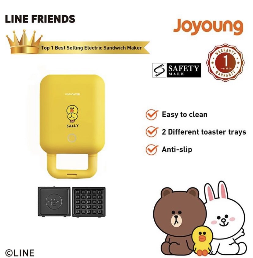 Joyoung Sandwich Maker 2 in 1 ( Sally) , TV & Home Appliances, Kitchen