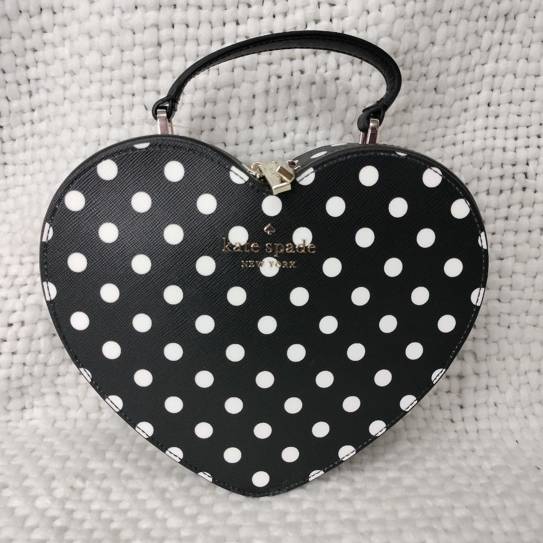 KATE SPADE HEART PURSE CROSS BODY BAG IN LOVE SHACK, Women's Fashion