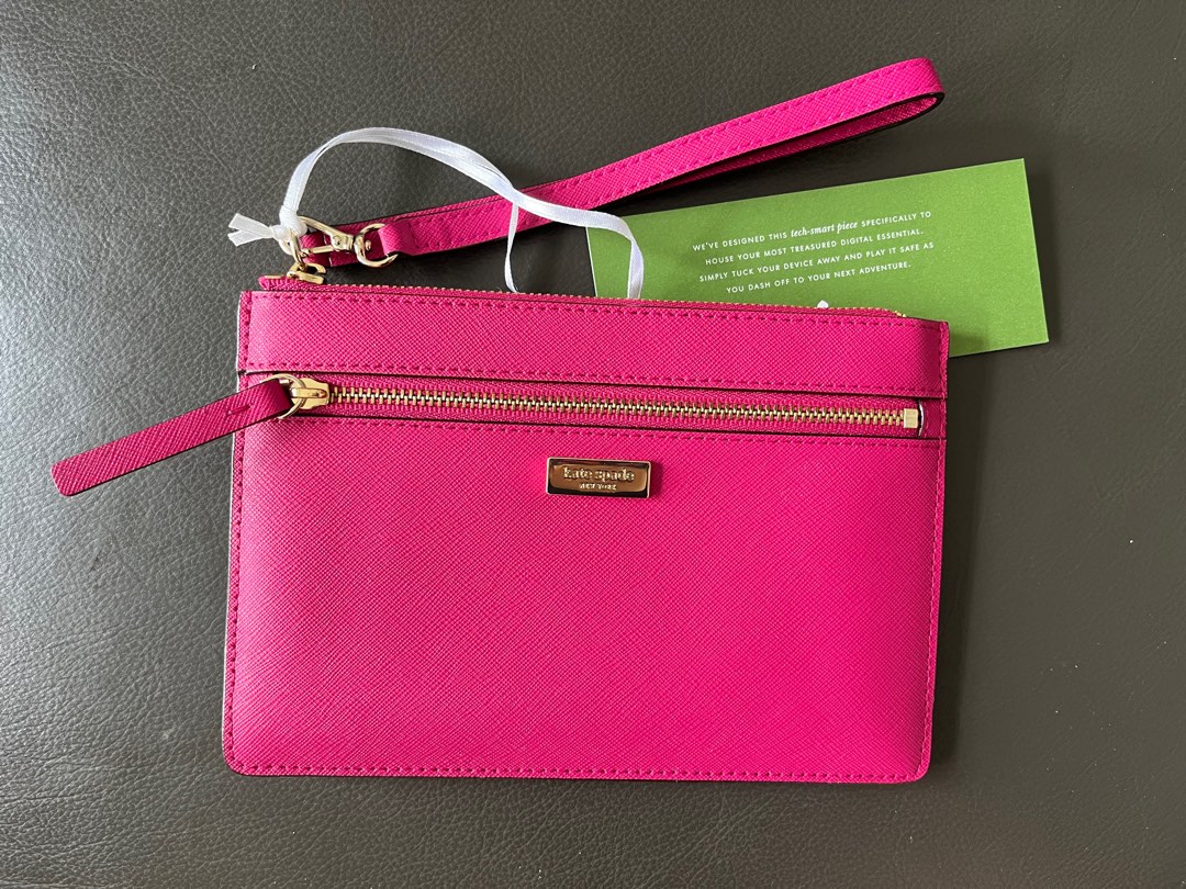 Kate Spade Laurel Way Tinie Wristlet (Sweetheart Pink), Women's Fashion,  Bags & Wallets, Purses & Pouches on Carousell