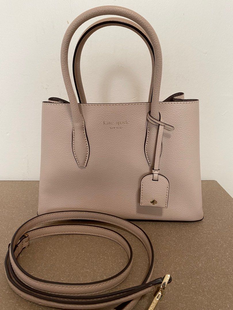 Kate Spade Eva Small Satchel in Nude Women s Fashion Bags Wallets Cross body Bags on Carousell