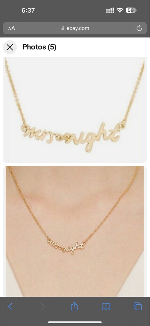 Mrs kate spade necklace sales