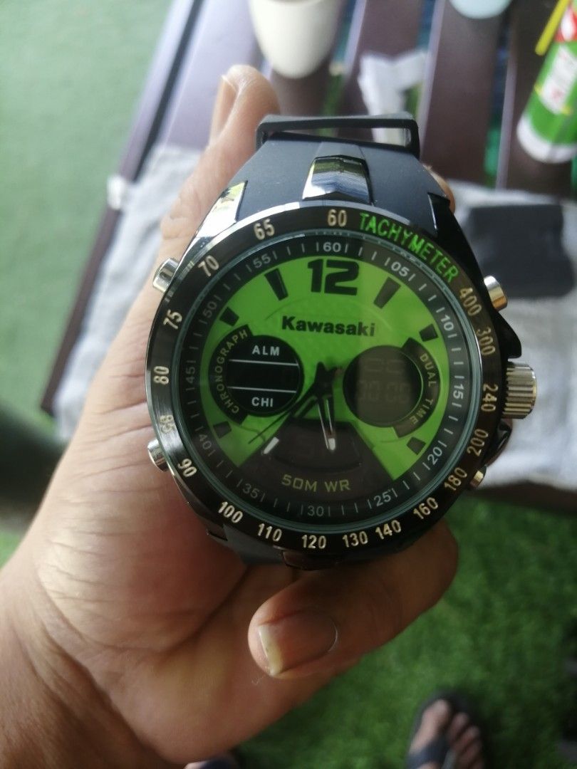 Kawasaki Digital Watch Black | 186SPM2102 | Kawasaki