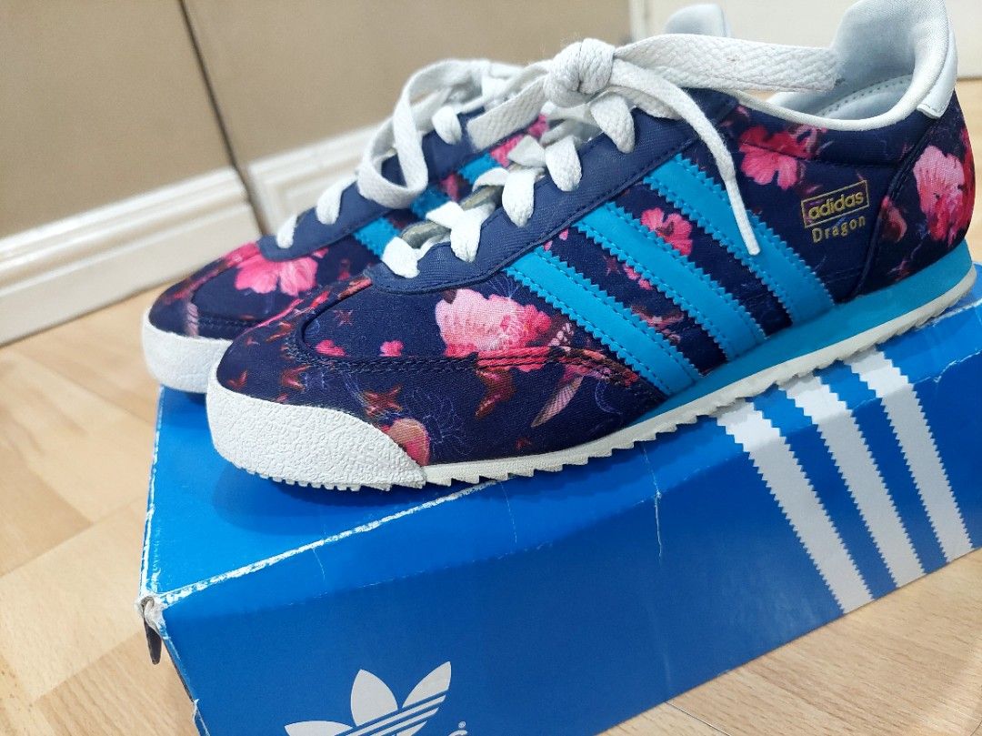 Adidas dragon floral top