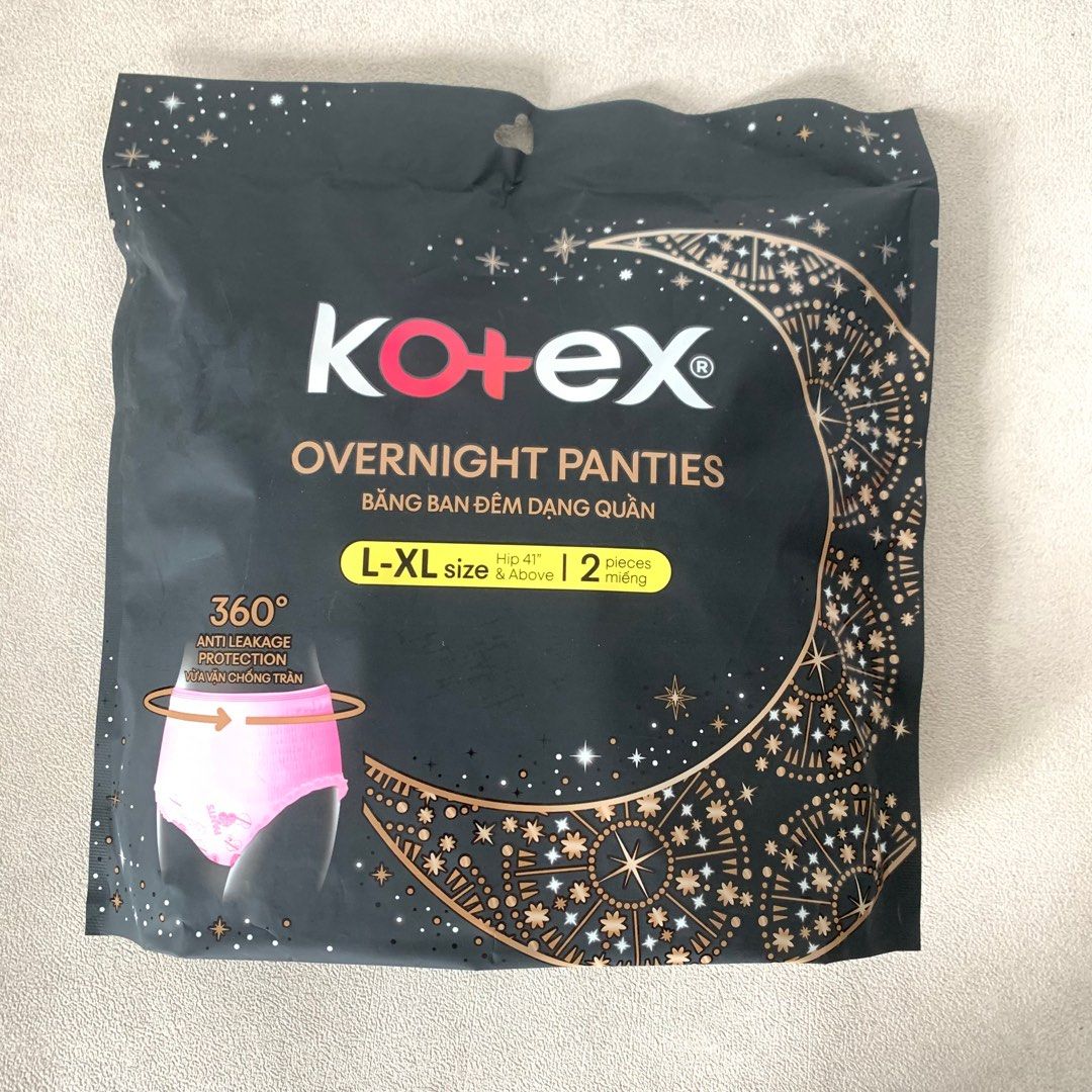 Kotex overnight panties travel underwear disposable undies, Hobbies & Toys,  Travel, Travel Essentials & Accessories on Carousell