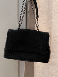 Leather black bag