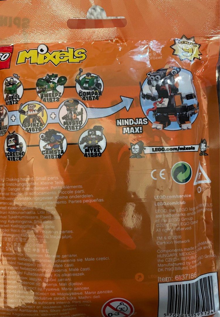 Lego Mixels Series 9 (41575, 41576, 41577), 興趣及遊戲, 玩具& 遊戲