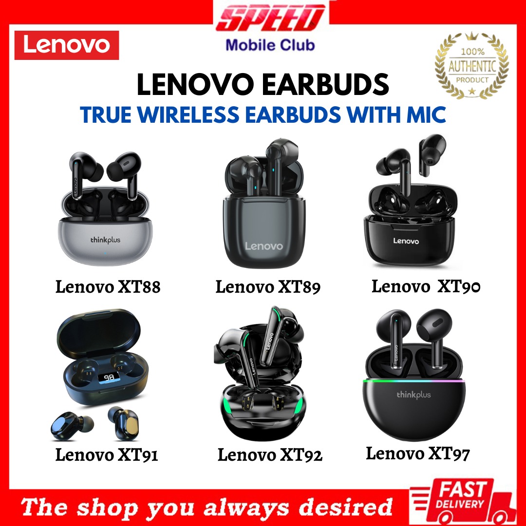Lenovo LivePods LP40 TWS True Wireless Earbuds ,Semiinear Earphones