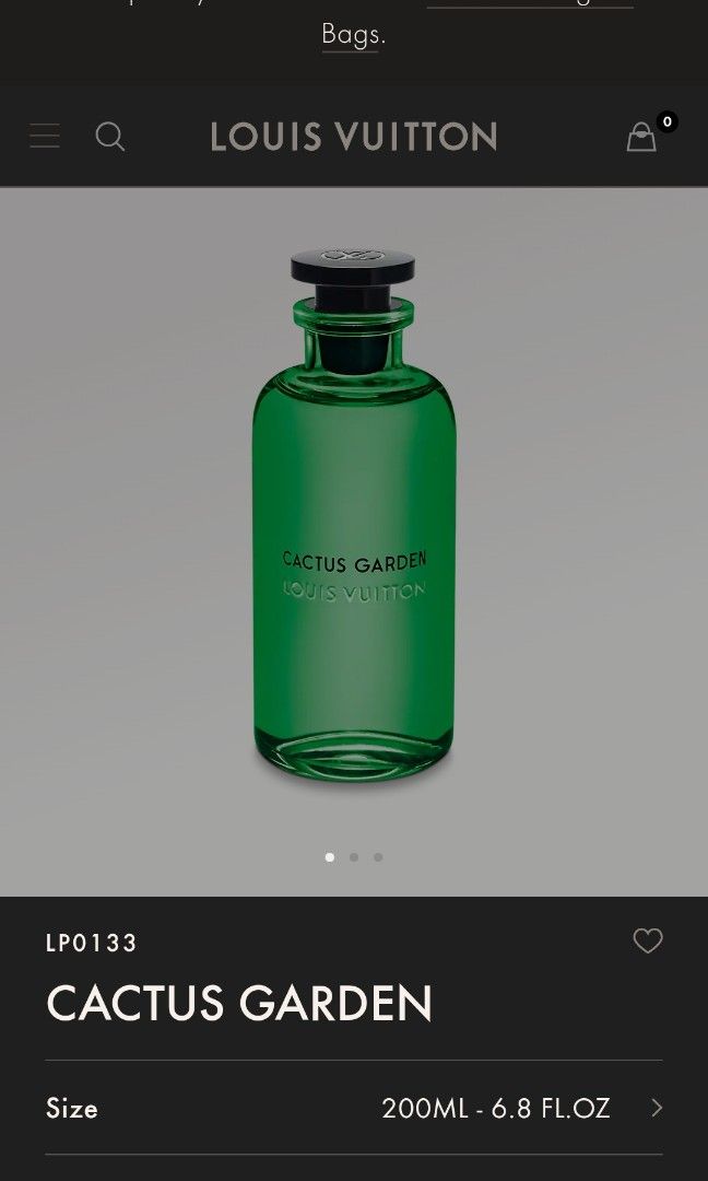 Louis Vuitton Cactus Garden Parfum Discontinued
