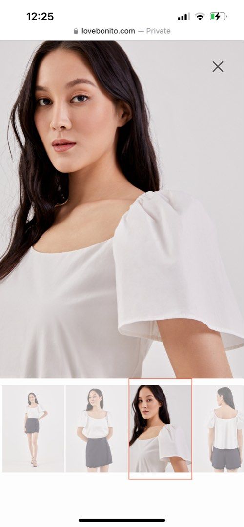 Love, Bonito Jenna Puff Sleeve Blouse, Women's Fashion, Tops, Blouses
