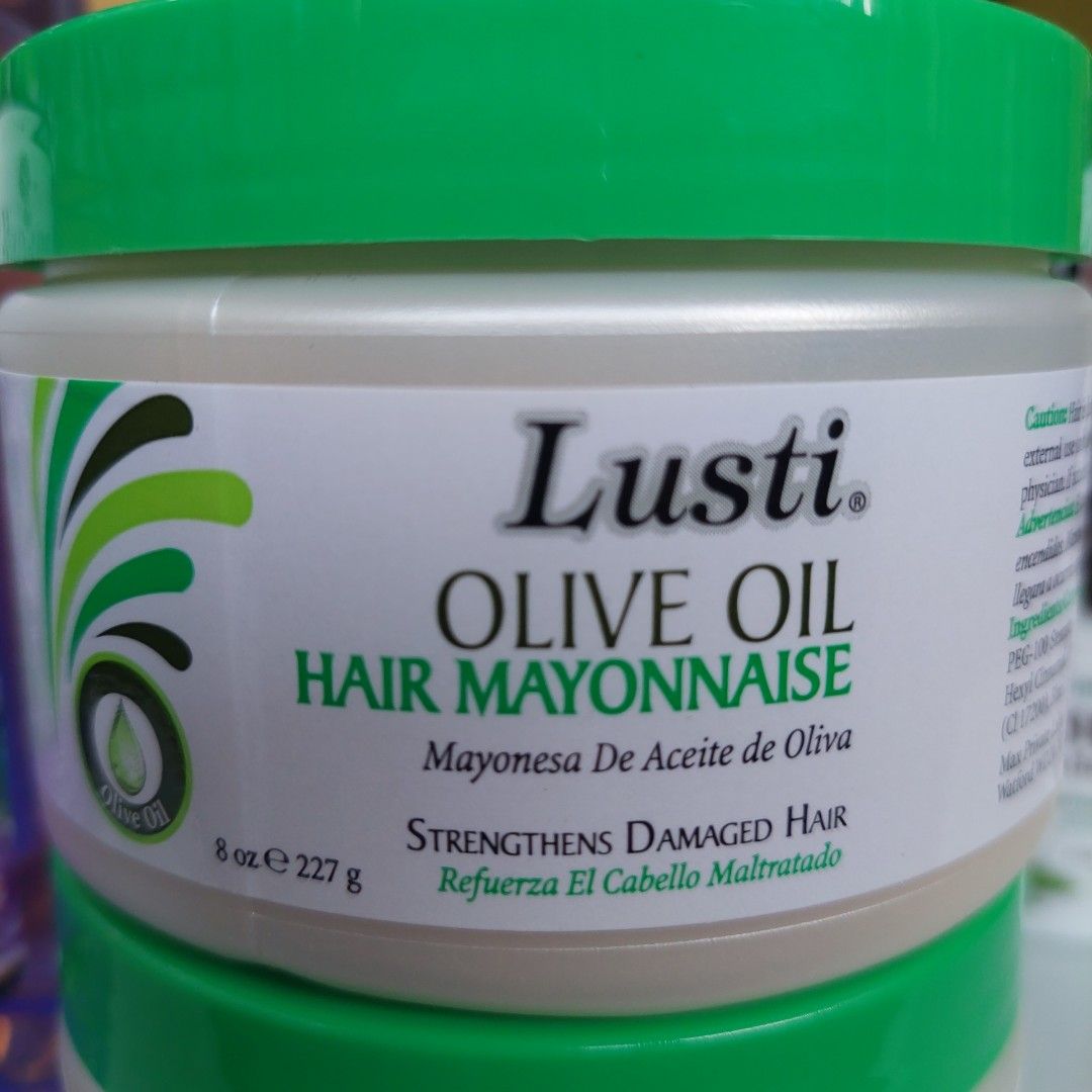LUSTI Olive Oil Hair Mayonnaise, Beauty & Personal Care, Hair on Carousell