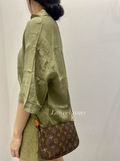 Lv vintage pochette accessories preloved used 100% AUTHENTIC ORI