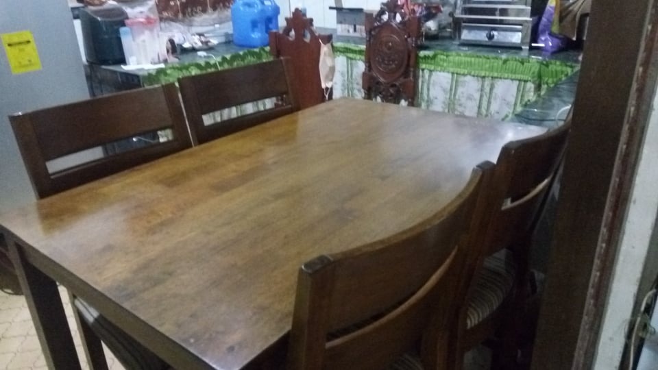Malaysian High Dining Table Set 46 seater, Furniture & Home Living