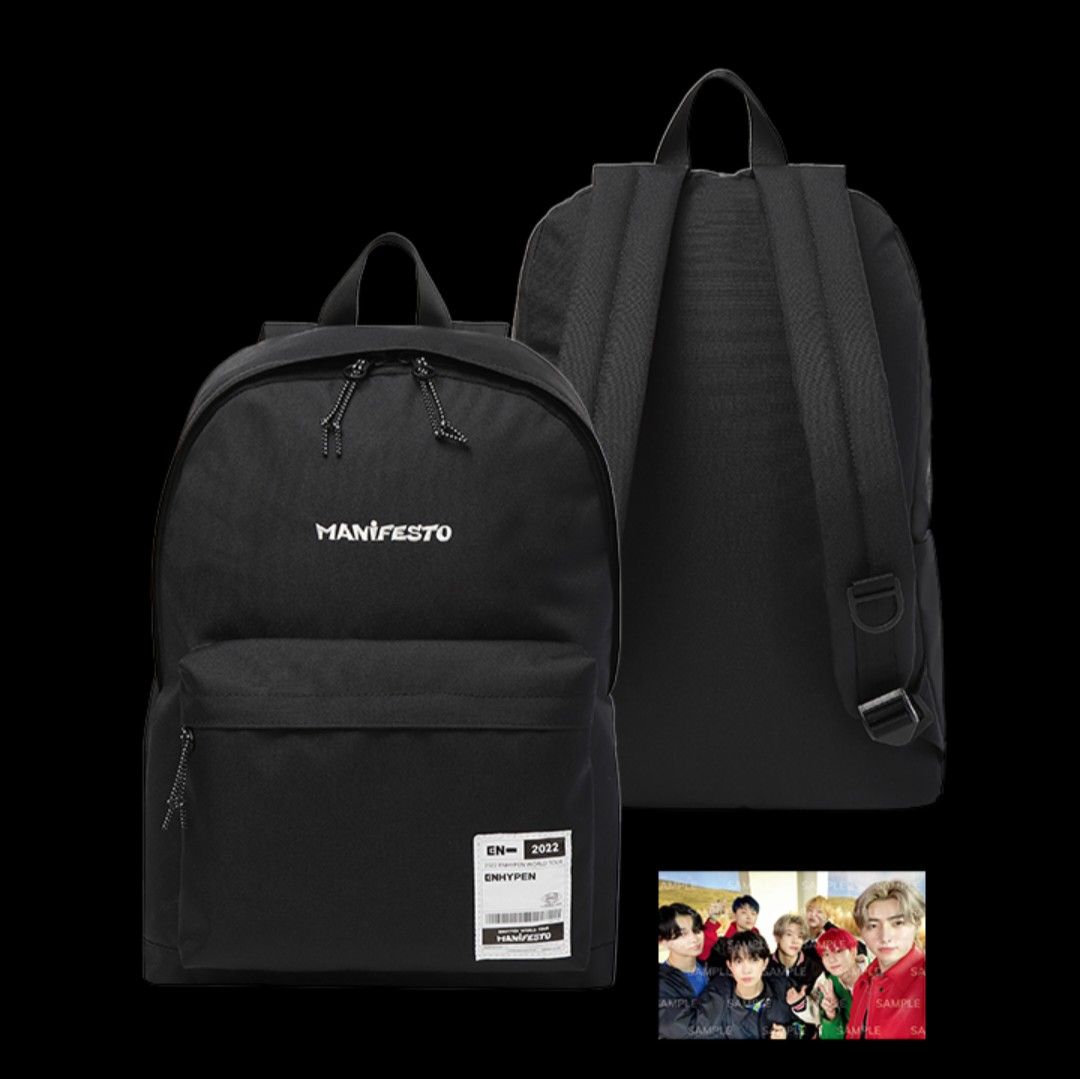 ENHYPEN 公式 MANIFESTO BACKPACK 未使用② ENHYPEN Fashion (slow) on