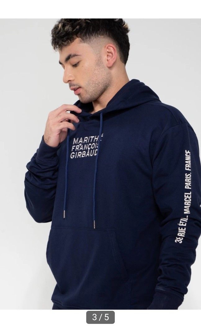Marithe francois girbaud hoodie jacket original brand new, Men's Fashion,  Coats, Jackets and Outerwear on Carousell