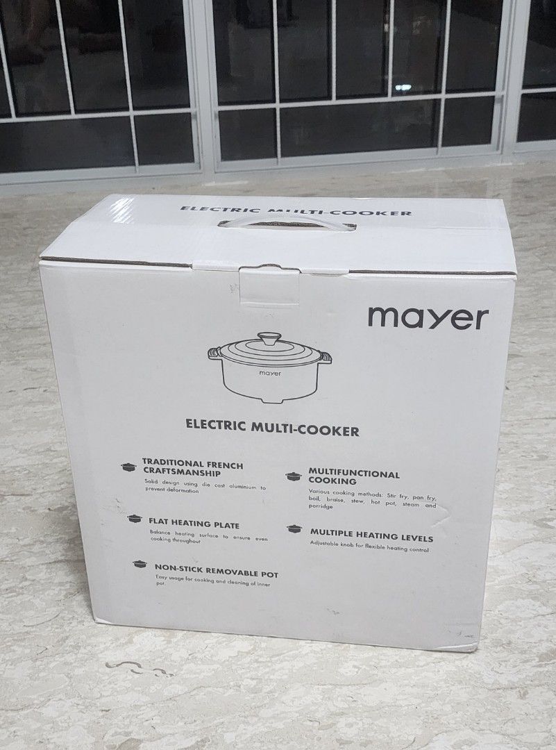 Mayer Electric Multi Cooker MMEMC4 4L, TV & Home Appliances, Kitchen