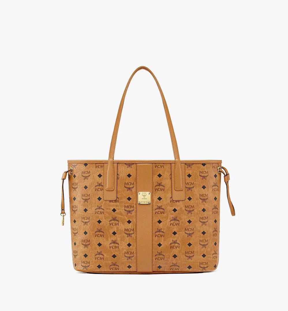 MCM Reversible Liz Shopper in Visetos Medium Luxury Bags