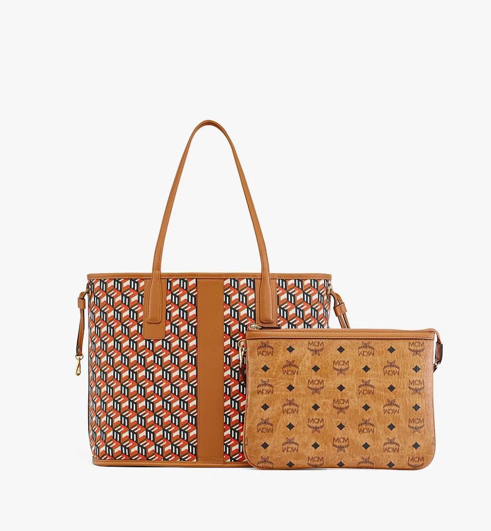 Mcm monogram tote bag shop