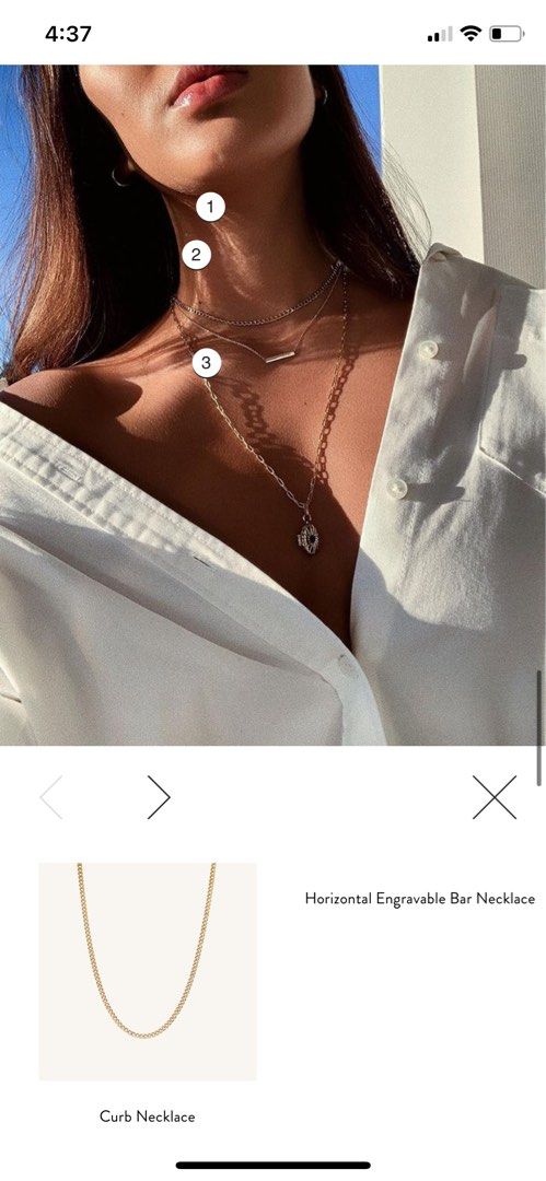Mejuri shop engravable necklace