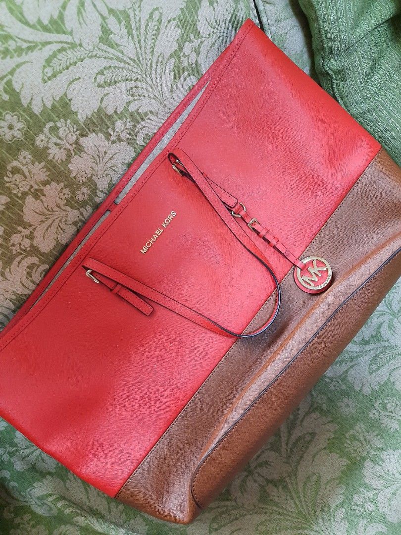 Michael Kors MultiColored Tote Bag Large, Luxury, Bags & Wallets on
