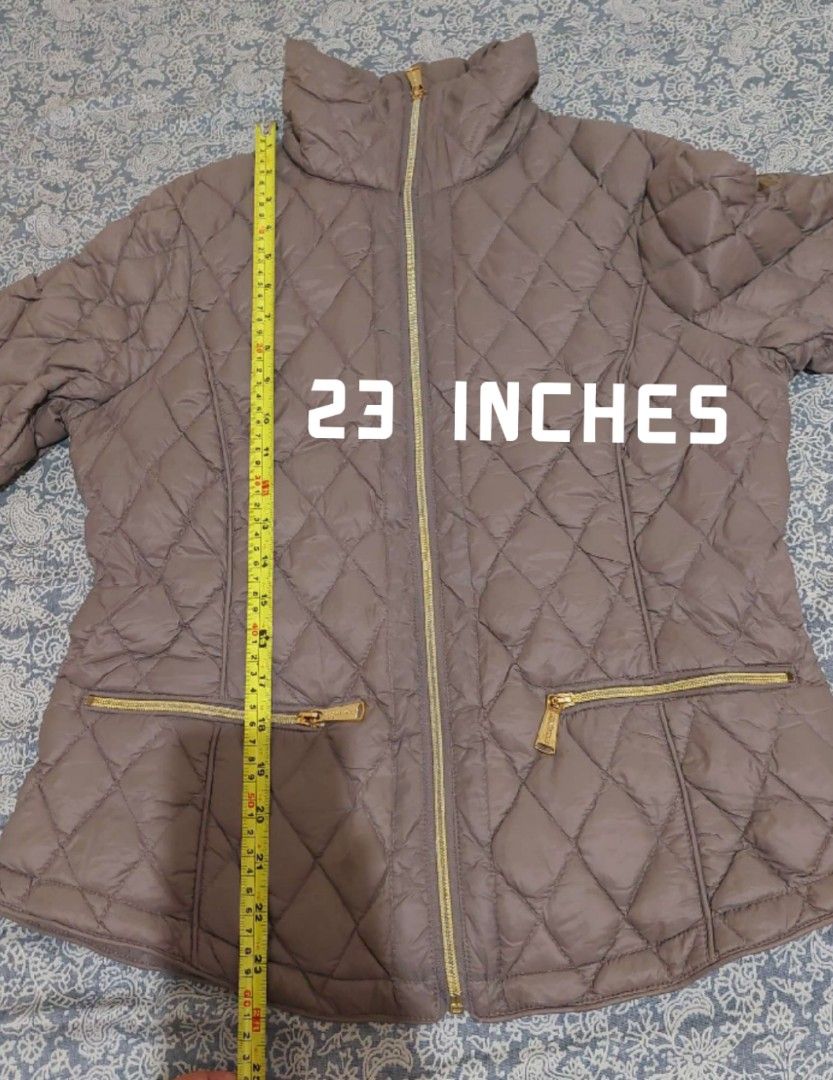 Michael Kors Packable Down Fill Puffer Jacket Coat Womens Dark Green Size  L  SidelineSwap