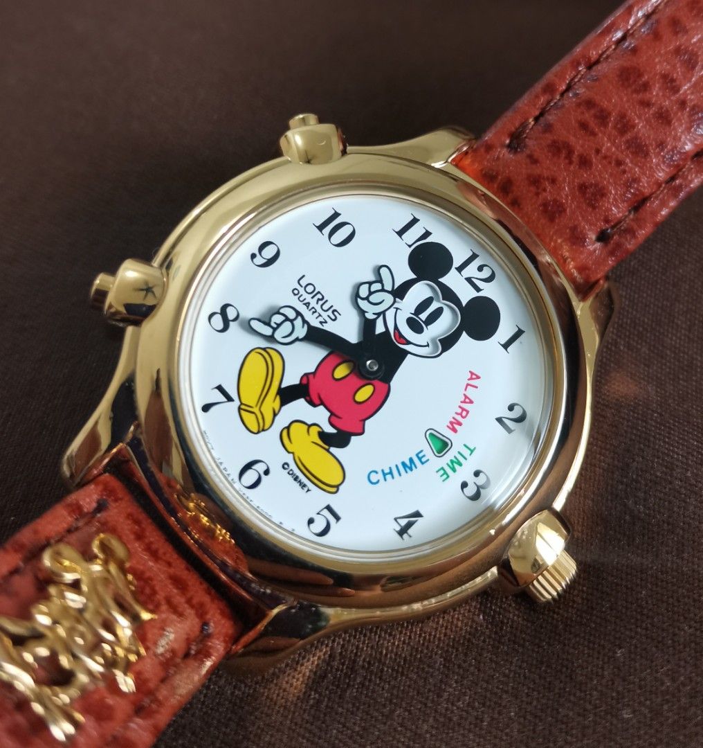 Lorus musical mickey discount mouse watch values