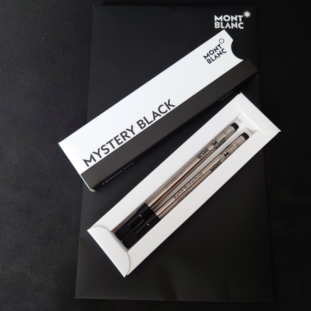 Montblanc Mystery Black Rollerball Refill Medium, Hobbies & Toys ...