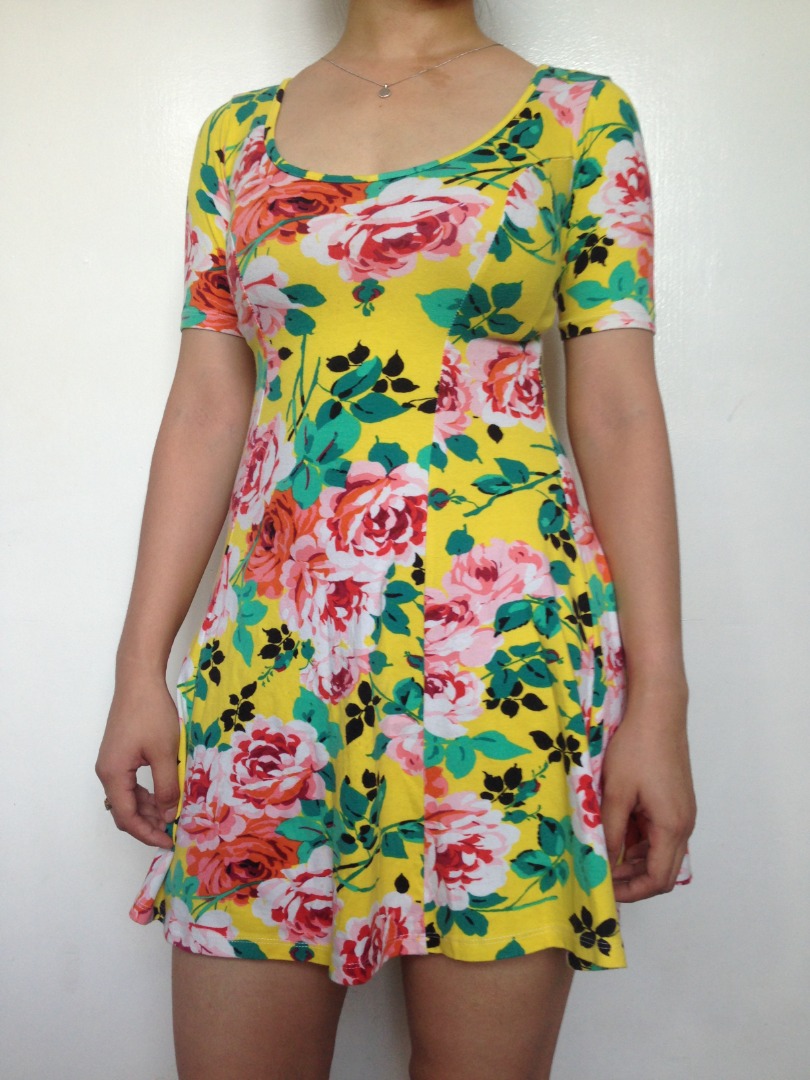Monteau green deals floral dress