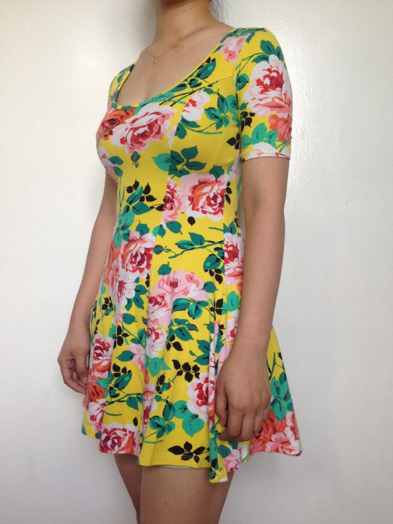 Monteau dress yellow online