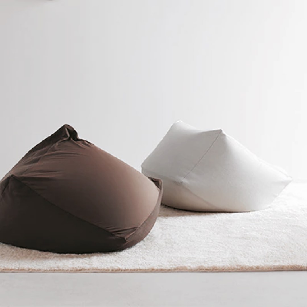 Muji Dark grey bean bag, Furniture & Home Living, Furniture, Chairs on