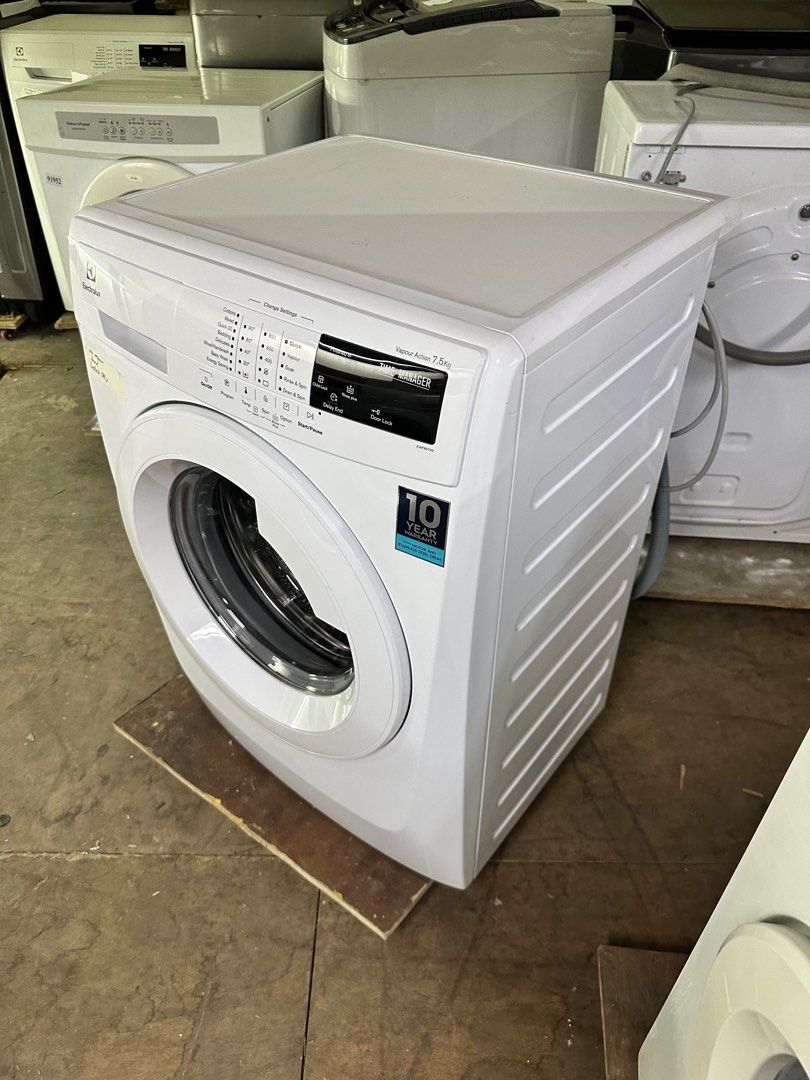 MUST BUY! ELECTROLUX 7.5KG FrontLoader Washing Machine EWF857432, TV