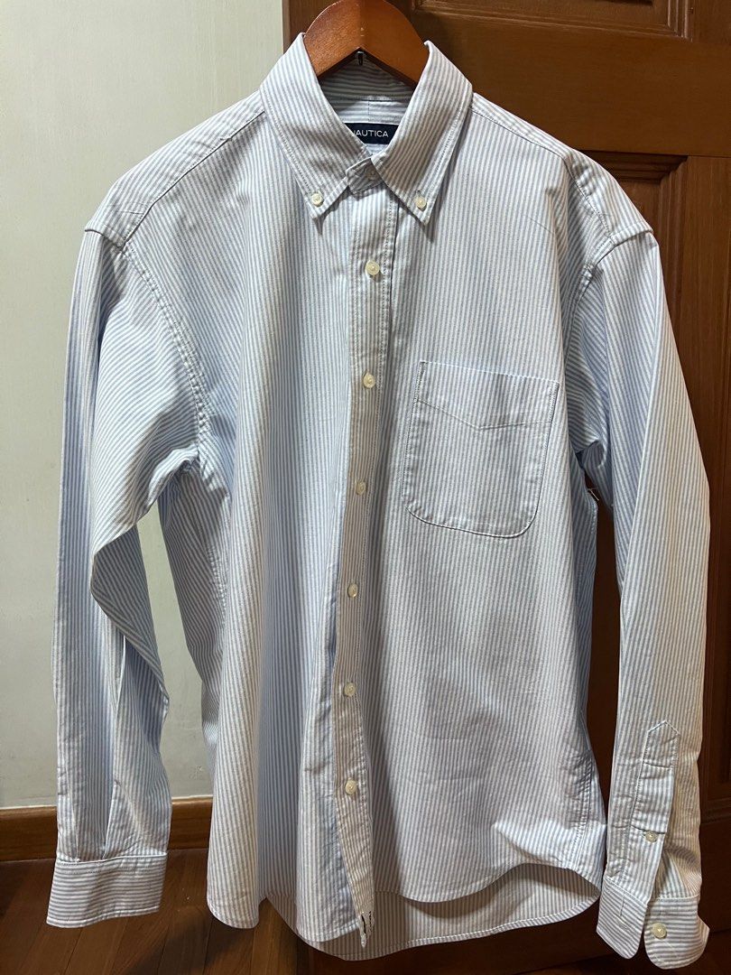 シャツ ブラウス NAUTICA/ノーティカ Stripe Oxford BD Shirt “TOO BIG