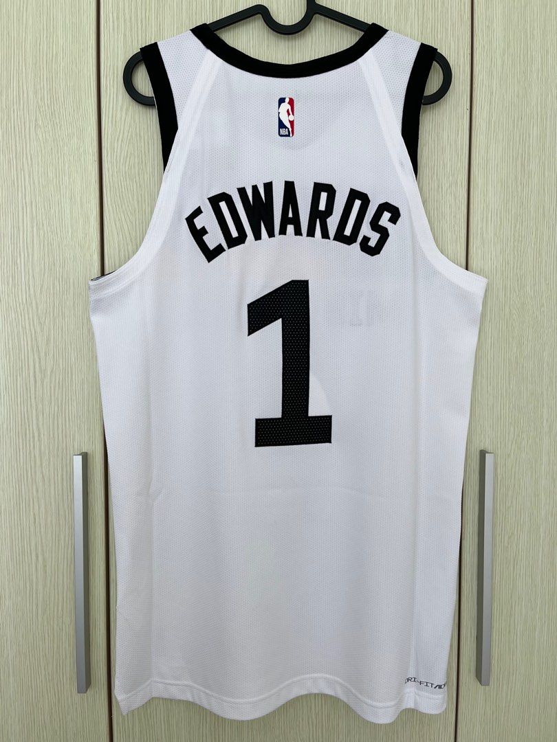 Nike Anthony Edwards Minnesota Timberwolves Unisex White Swingman Jersey -  Association Edition