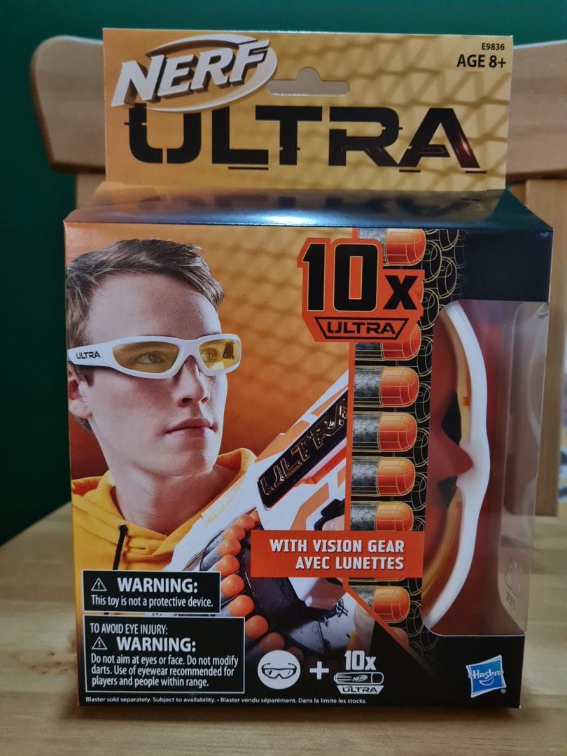 Nerf toy gun protection glasses and bullets, Hobbies & Toys, Toys