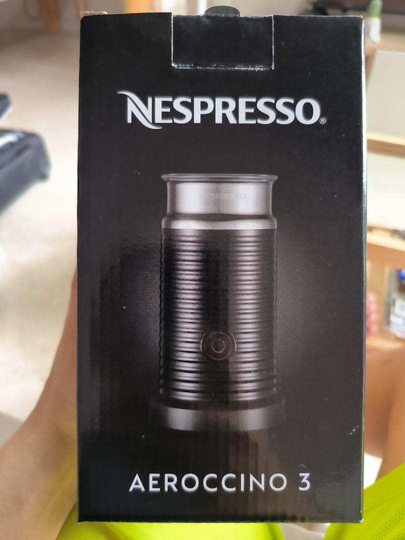 BRAND NEW AEROCCINO 3 NESPRESSO MILK FROTHER BLACK RED OR WHITE AEROCINNO 3