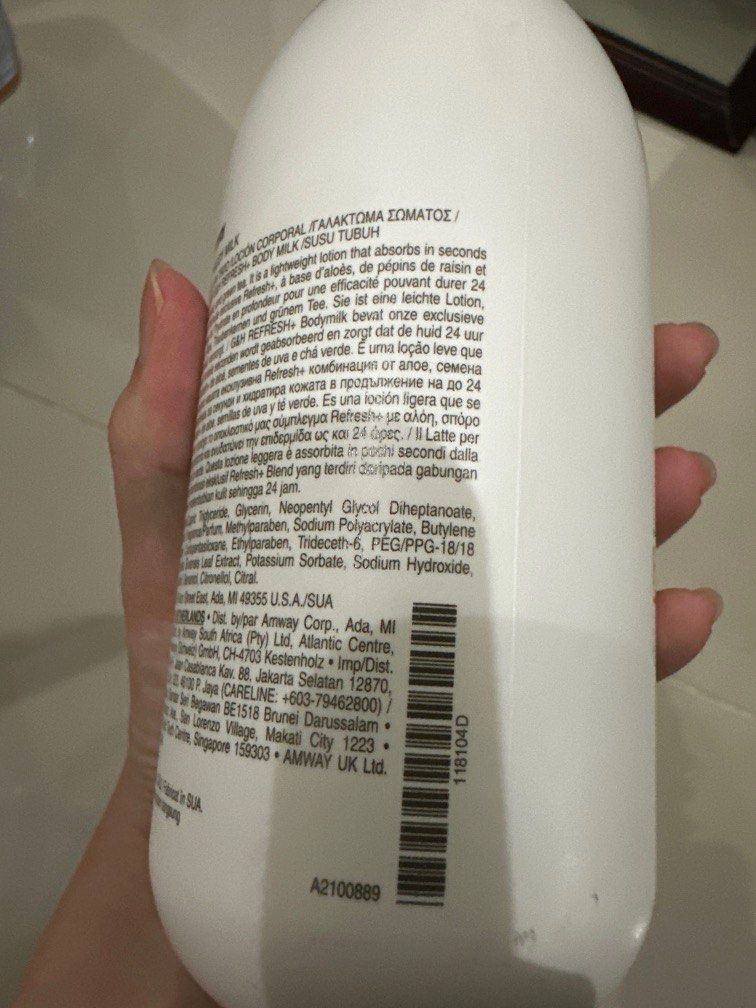 *New* Amway G&H Body Milk 400mL, Beauty & Personal Care, Bath & Body