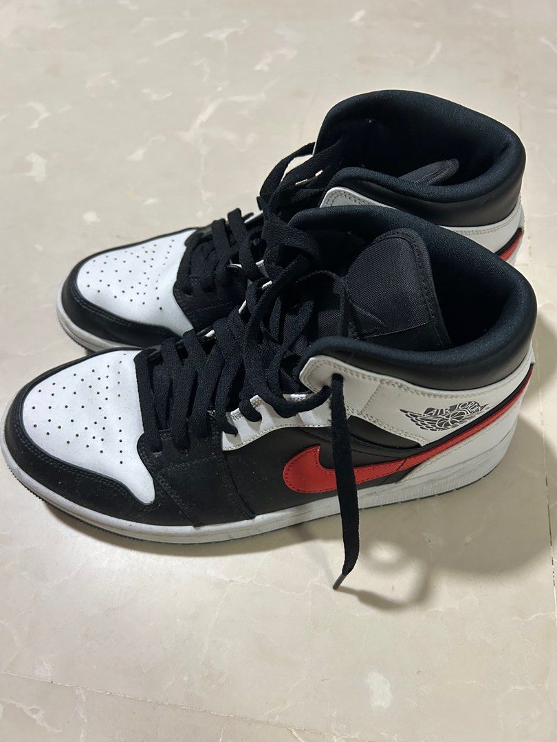 Air jordan 1 best sale mid se red