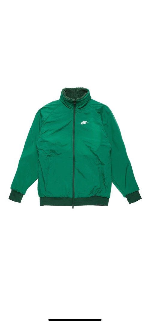 Nike big swoosh Reversible boa jacket the north face, 男裝, 外套及