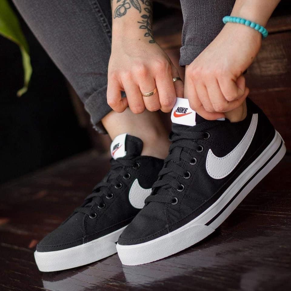 Nike court Legacy canvas shoes Women s Fashion Footwear Sneakers on