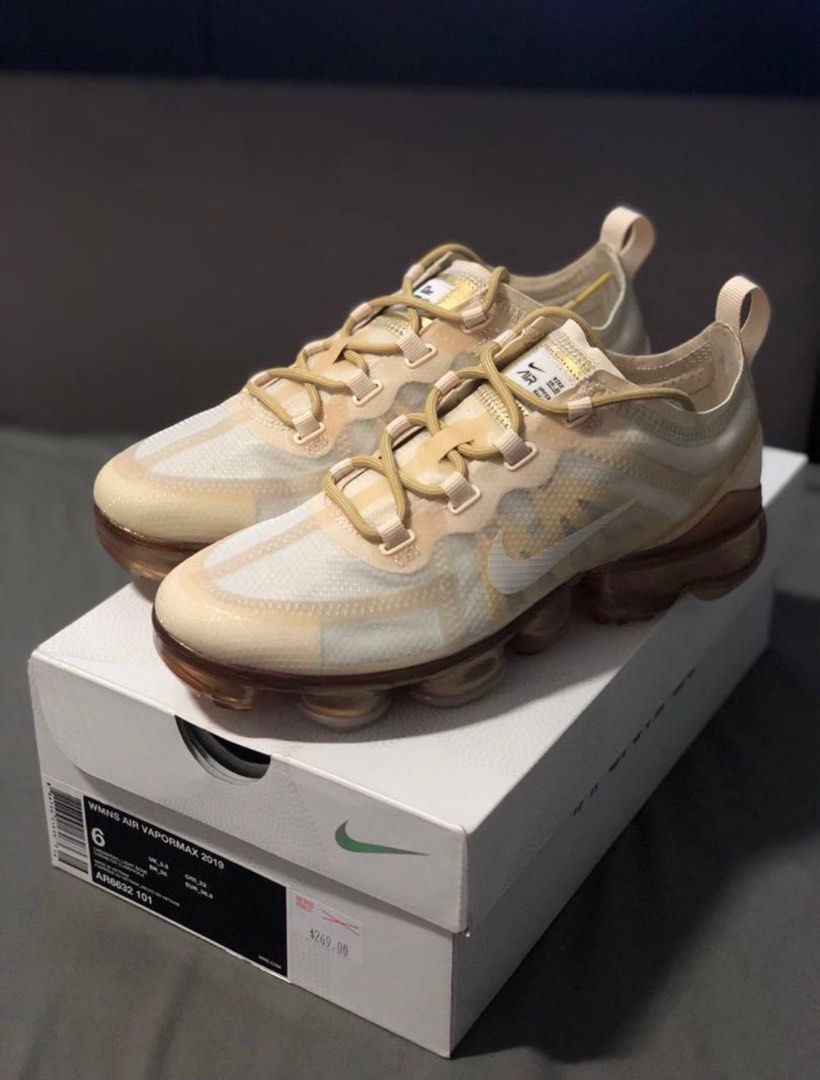 Nike air vapormax 2019 cream/sail women's shoe sales