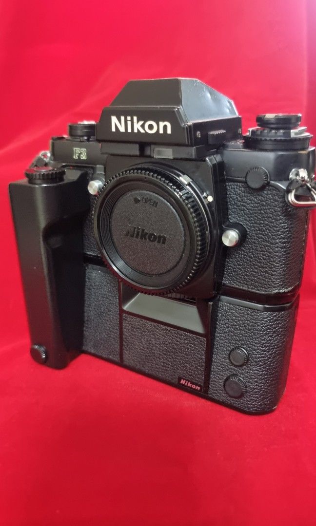 Nikon F3HP with Motor Drive, Photography, Cameras on Carousell