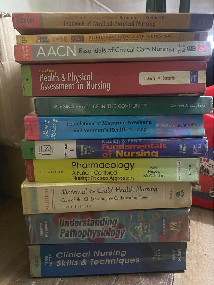 Pre Loved Nursing Books Hobbies Toys Books Magazines Textbooks