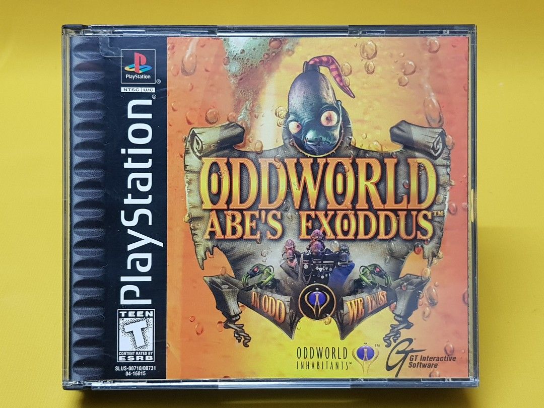 Oddworld abe's hotsell exoddus ps1
