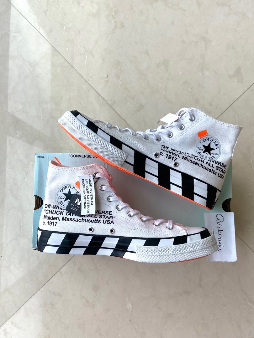White converse cheap off white