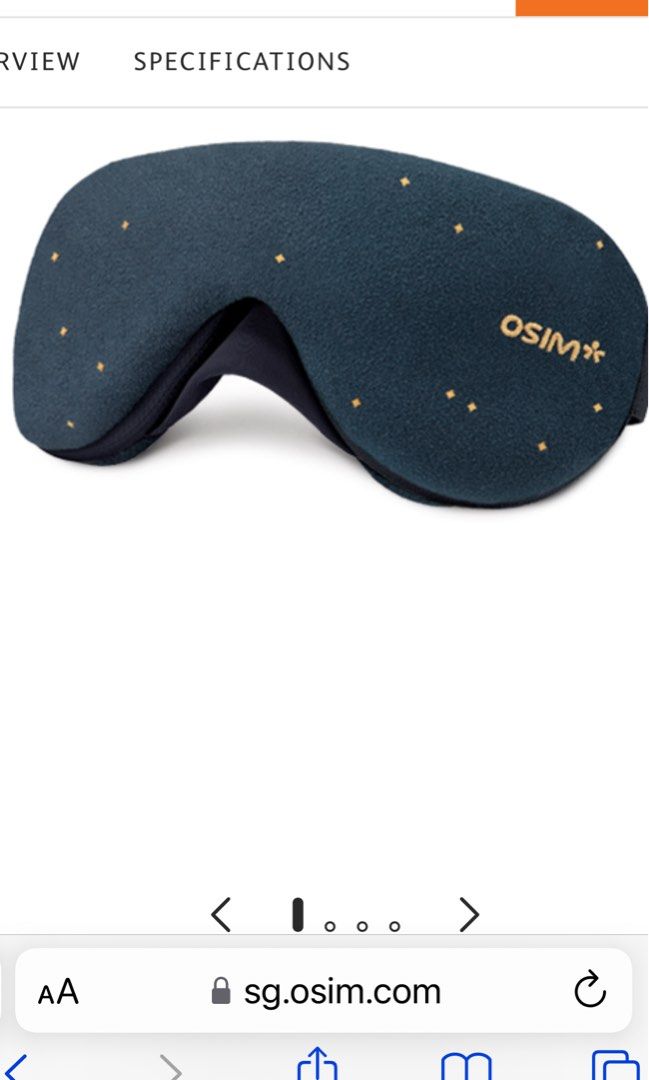 Osim uMask Eye Massager OS-112 アイマッサージャー Osim uMask Eye Massager OS-112