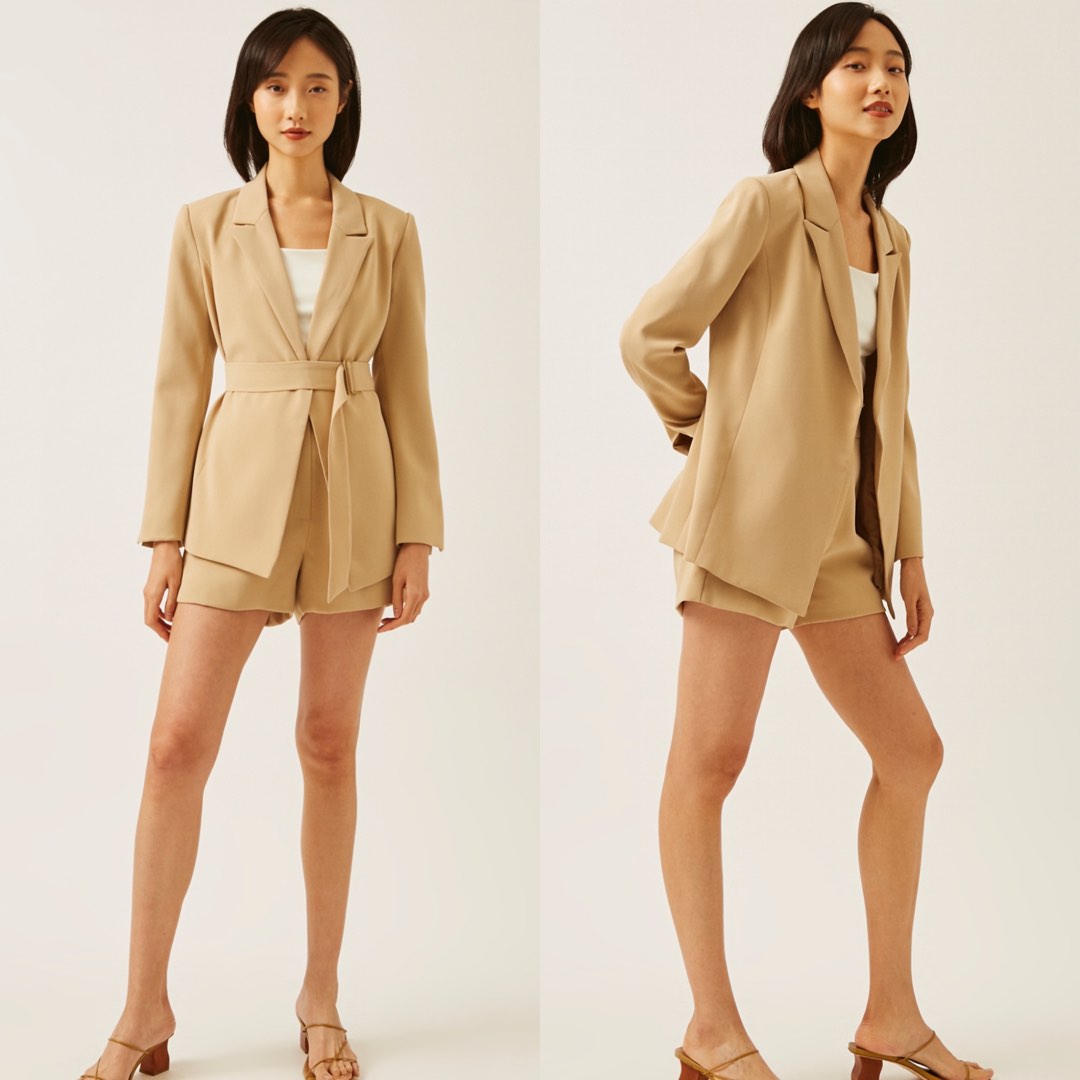 Crepe Oversized Blazer - Our Second Nature